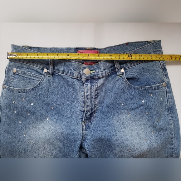 Soho Babe Junior's Demin Blue Jeans Size 9 - Picture 3 of 11